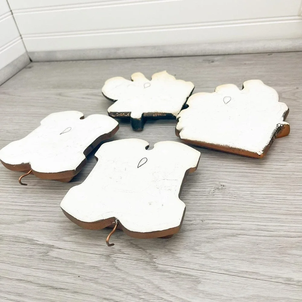 Vintage Chalkware Kitchen Wall Plaques:‎ 3D Country Kitchen Decor
